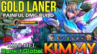 Gold Laner Kimmy Painful DMG Build - Top 1 Global Kimmy by xɪᴀᴏ ᴍᴇɪ. - Mobile Legends
