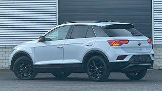 Volkswagen NEW T-roc Black Style 2021 in 4K White Silver 18 inch Grange Hill Walk around & inside