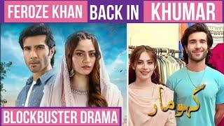 FEROZE KHAN IS BACK  Feroze khan new drama khumar  feroze khan new drama
