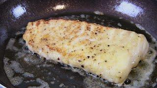 Best Pan Seared Cod Fillet-How To Fry Cod Fillet -Two Easy and Quick Fish Recipes- Pan Fried Cod