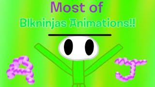 18 minutes of Most of Blkninjas animations  Animation compilation of 2021- 2023