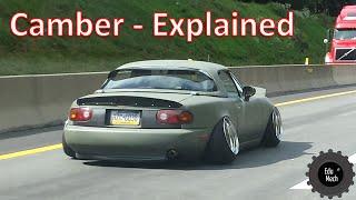 Camber Explained - Suspension Geometry NegativePositive. How it works.