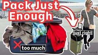 How to Pack Enough so You Do Not Overpack Carry-On Only