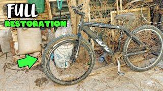 INCREDIBLE Bicycle RESTORATION Transforming A Trash Bike Into A Viva Mountain Bike