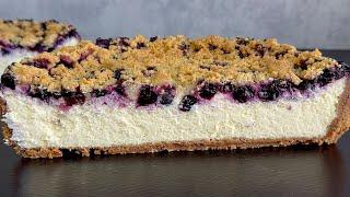 Excellent Light Fresh Dessert to Share Blueberry Cheesecake and Crumble