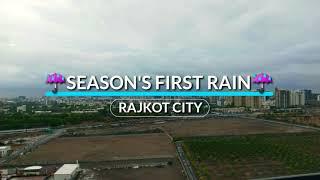 RAJKOT CITY AERIAL VIEW  SEASONS FIRST RAIN  MIG-27 BISON  DRIVE THROUGH  RAJKOT CITY 