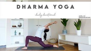 30-Min Dharma Yoga Intermediate  Daily Devotional  Lydia Lim Yoga