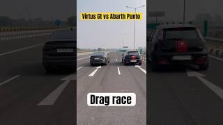 Virtus Gt Vs Abarth Punto drag race #dragrace #best #car #viral #youtube #youtubeshorts #share