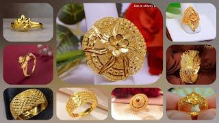 Gold ring design 2024gold ring fancy  deign for women  Glorious jewellery @gold_design_sk