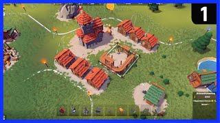 BECASTLED Gameplay Ep 1 ► A PERFECT START ► New RTS City Building Game 2021