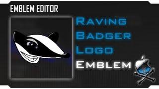 Black Ops 2 - Raving Badger Logo Emblem Tutorial