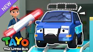 Rescue Team Repair Shop Song  Police Cars Siren is Missing  Song for Kids  Tayo the Little Bus