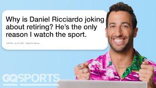 F1 Driver Daniel Ricciardo Replies to Fans on the Internet  Actually Me  GQ Sports