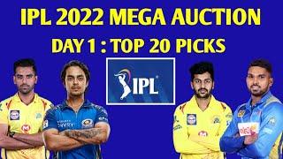 IPL 2022 Mega Auction Day 1  Top 20 highest paid players