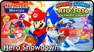 Mario and Sonic at the Rio 2016 Olympic Games - Hero Showdown Compilation 2 Player Versus