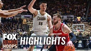 Wisconsin Badgers vs. No. 3 Purdue Boilermakers Highlights  CBB on FOX