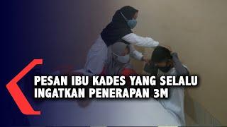 Pesan Ibu Kades Yang Selalu Ingatkan Penerapan 3M