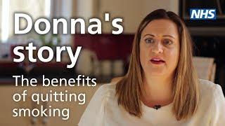 Donnas story - the benefits of quitting smoking