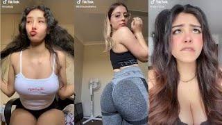 Sexy TikTok thots with perfect curves doing hot popular dances compilation 