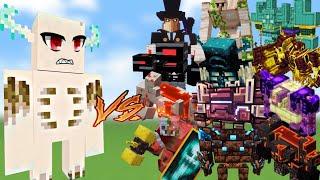 Inverted Warden vs 20 Minecraft Bosses  Epic Showdown ft. Herobrine Ignis and More