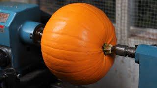 Woodturning - Extreme Pumpkin Carving