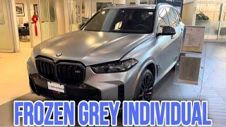 FROZEN PURE GREY II METALLIC 2024 BMW X5 M60i REVIEW