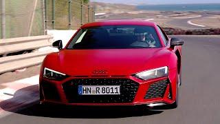 2022 Audi R8 V10 Performance RWD Track Test Drive & Crazy V10 Sound