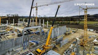 Zweite Bauetappe im Werk St. Georgen AT  PÖTTINGER