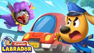 Sheriff Labrador - Monstruo por la Calle  Videos para Niños  BabyBus en Español