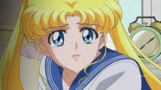 Sailor Moon Classic VS Crystal Usagi Cries about her grades Comparison English Dub VIZ Media