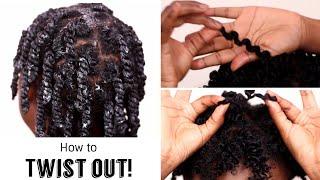 Get the PERFECT twist out EVERY TIME on short natural hair  Type 4A4B4C Hair