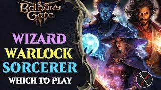 BG3 Sorcerer vs Warlock vs Wizard - Which Baldurs Gate 3 Class Should You Play?