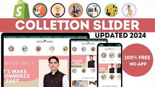 Collection slider section in Shopify  Updated 2024 #day7