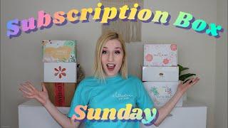 Subscription Box Sunday  Vol. 2 March 2021  SO MANY BOXES