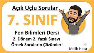 7  Sınıf 2  Dönem 2  Fen Yazılısı Soruları