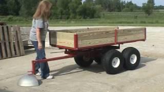 ATV Trailer Heavy Duty 2500 lb capacity by Country Manufacturing Inc.