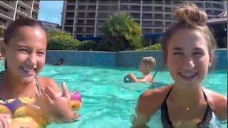 Swimming in the Pool During Our Family Vacation Fun Beach Party