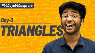 Day 3- Triangles  Chapter Revision With Most Expected Questions  Shobhit Nirwan