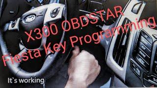 Using OBDSTAR KEYMASTER PRO4 on a 2011 Ford FIESTA to program in new key - The OBD Company