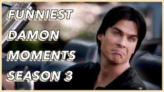 Funniest Damon Salvatore Moments  Season 3