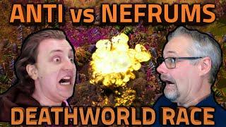 Factorio Death World Race - AntiElitz vs. Nefrums #1