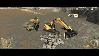 FS19 - TCBO Mining Construction Economy - Lets transform Rock into Stone with mobile crusher.