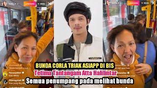 Live Bunda Corla Terbaru tadi Malam bilang Asiapp di Bis terima tantangan Atta Halintar