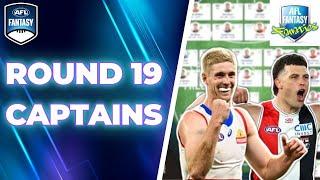 Round 19 Captains  AFL Fantasy 2024