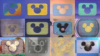 Disney Channel  Mickey Mouse bumper idents 1980s-1990s  Compilation  HD