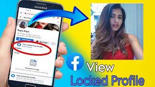 How to view facebook locked profile pic   download in gallery