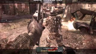 Mw3 game winning kill with throwing knife