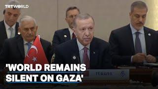 Erdogan speaks at ECO summit on Israels attacks on Gaza