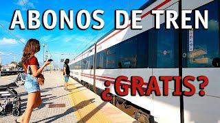 Todo sobre ABONOS GRATUITOS de tren Renfe cercanías y media distancia