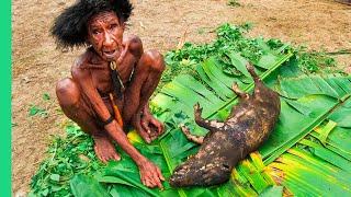 RARE TRIBAL FOOD of West Papuas Dani People Never Seen on Camera Before